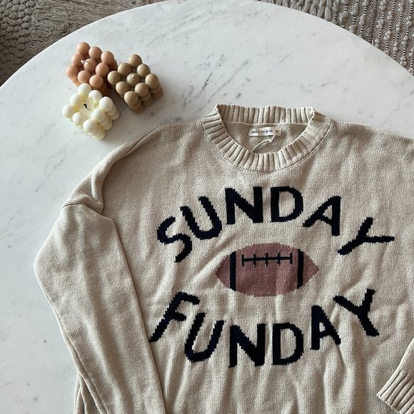 Nwt Boutique Sunday Funday Sweater 